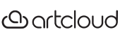 ArtCloud logo with a modern cloud icon and sleek black text.