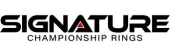 Signature Championship Rings logo with bold black text and a red triangle accent in the letter A.
